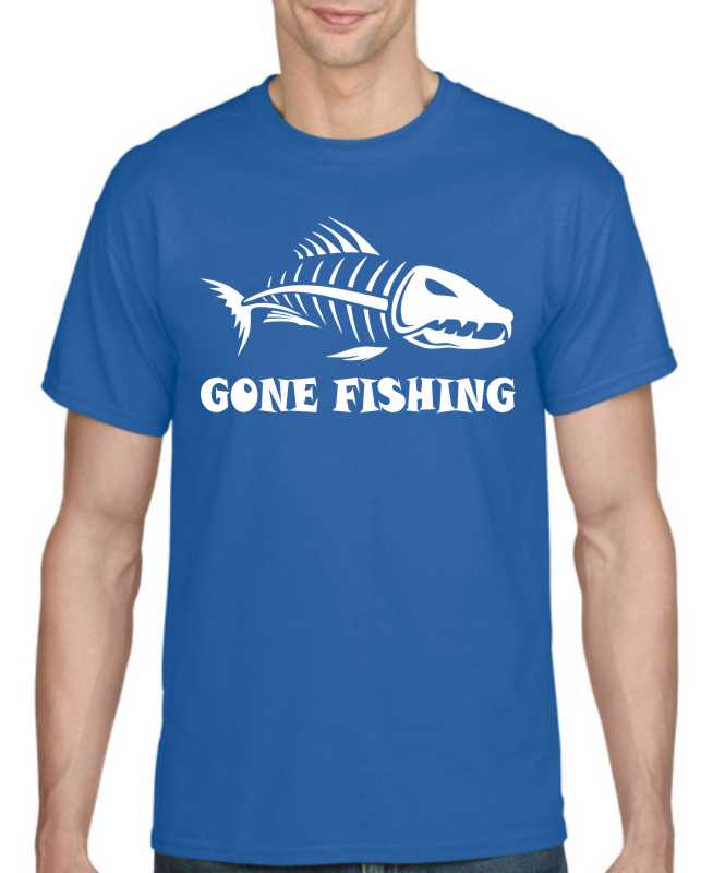 ΜΠΛΟΥΖΕΣ ΜΕ ΣΤΑΜΠΕΣ Fishing Tshirts Μπλούζα Fishing