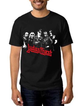 Rock t-shirt με στάμπα Judas Priest