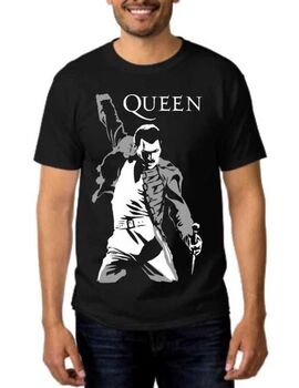 Rock t-shirt με στάμπα Queen Freddie Mercury