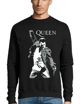 Μπλούζα Φούτερ Sweatshirt Rock Queen Freddie Mercury