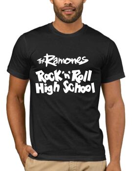 Rock t-shirt με στάμπα Ramones Rock And Roll High School