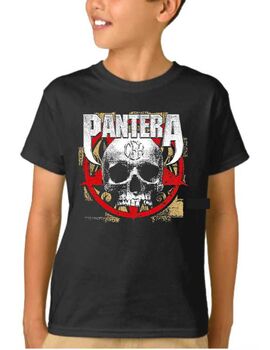 Παιδικό μπλουζάκι με στάμπα Pantera Cowboys from Hell CFH Skull