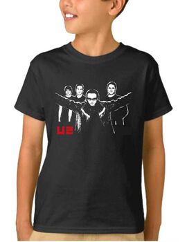Παιδικό μπλουζάκι με στάμπα U2 The Band