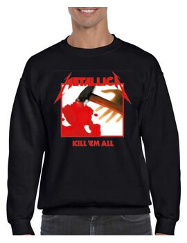Μπλούζα Φούτερ με στάμπα Metallica Kill Em All Tracks