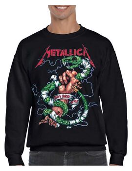 Μπλούζα Φούτερ με στάμπα Metallica Don't Tread On Me