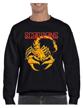 Μπλούζα Φούτερ με στάμπα Scorpions Golden
