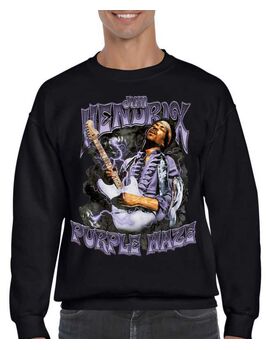 Μπλούζα Φούτερ με στάμπα Jimi Hendrix Purple Haze