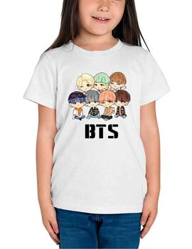 Mπλούζα με στάμπα BTS Cartoon