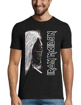 Heavy metal t-shirt με στάμπα Iron Maiden Eddie The Head