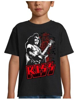 Παιδικό μπλουζάκι με στάμπα Kiss Gene Simmons Guitar