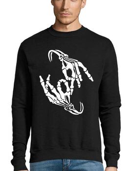 Μπλούζα Φούτερ Korn Band Skeleton Sign Bone
