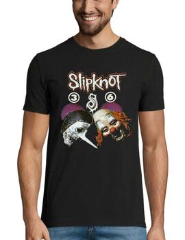Heavy metal t-shirt με στάμπα Slipknot  Band Gene Simmons Demon Face