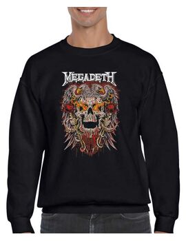 Μπλούζα Φούτερ με στάμπα Megadeth