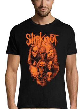 Heavy metal t-shirt με στάμπα Slipknot We Are Not Your Kind Orange