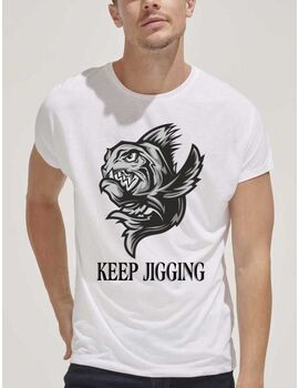 Μπλούζα t-shirt για ψάρεμα Keep Jigging
