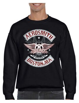 Μπλούζα Φούτερ με στάμπα Aerosmith Boston Pride