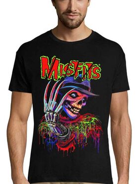 Rock t-shirt με στάμπα Misfits Nightmare Fiend