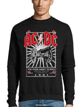 Μπλούζα Φούτερ Sweatshirt Rock AC/DC For Those About to Rock