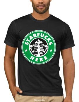 Αστεία T-shirts Starfucks here