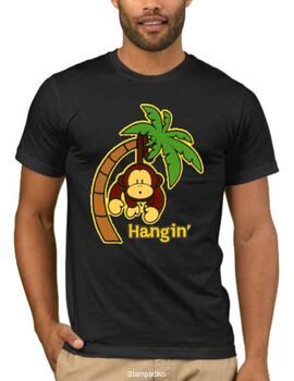 Αστεία T-shirts Monkeys Hangin