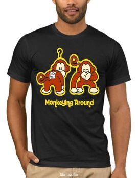Αστεία T-shirts Monkeying Around