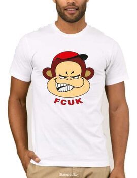 Αστεία T-shirts με στάμπα  FCUCK Monkey with Fuck You