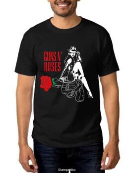 Rock t-shirt με στάμπα Guns N' Roses
