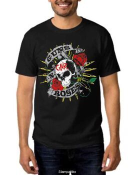 Rock t-shirt με στάμπα Guns N Roses