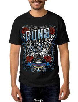 Rock t-shirt με στάμπα Guns N' Roses Reckless Life