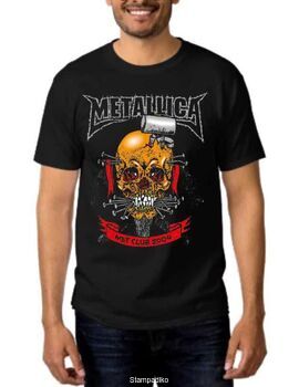 Rock Black t-shirt  Metallica Met Club 2004 Concert Tour