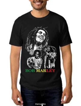 Reggae t-shirt με στάμπα Bob Marley Reggae Creator