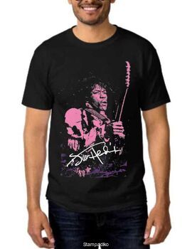Rock t-shirt με στάμπα Jimi Hendrix