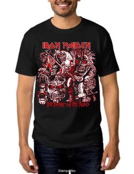 Heavy metal t-shirt με στάμπα Iron Maiden The Best On The Road