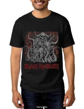 Heavy metal t-shirt με στάμπα Iron Maiden Eddie