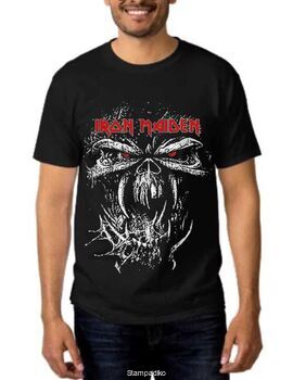 Heavy metal t-shirt με στάμπα Iron Maiden Final Frontier Eddie