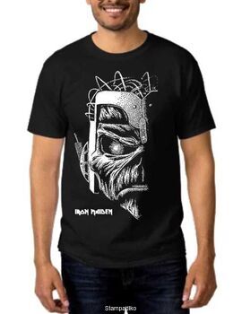 Heavy metal t-shirt με στάμπα Iron Maiden Somewhere in Time