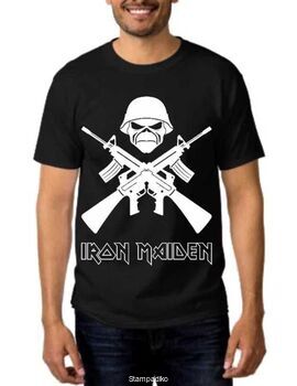Heavy metal t-shirt με στάμπα Iron Maiden A Matter of Life