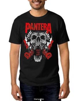 Rock t-shirt Pantera Mouth For War
