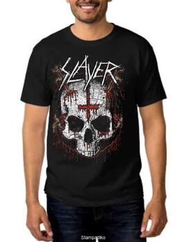 Rock t-shirt  Slayer Ritual Skull