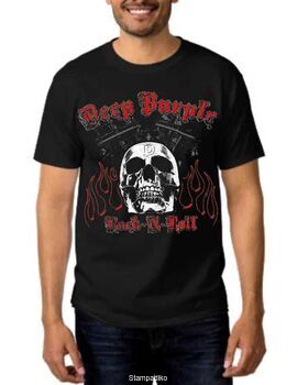 Rock t-shirt με στάμπα Deep Purple Highway Star Motor