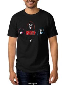 Rock t-shirt Kiss in my head