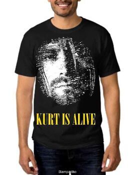 Rock t-shirt Nirvana Kurt Cobain
