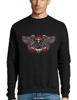 Μπλούζα Φούτερ Sweatshirt Rock με στάμπα AC/DC We Salute You