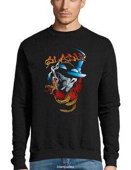 Μπλούζα Φούτερ Sweatshirt Rock με στάμπα Slash Guns N' Roses