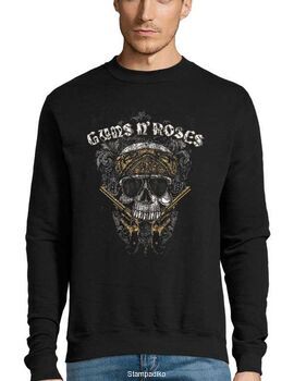 Μπλούζα Φούτερ Sweatshirt Rock Guns N Roses Pistols