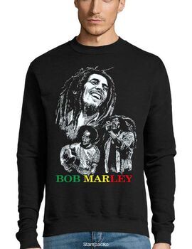 Μπλούζα Φούτερ με στάμπα Bob Marley Reggae Creator
