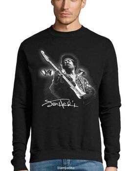 Μπλούζα Φούτερ Sweatshirt Rock Jimi Hendrix Monterey Magic