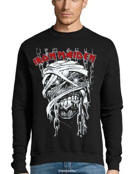 Μπλούζα Φούτερ με στάμπα Iron Maiden Powerslave