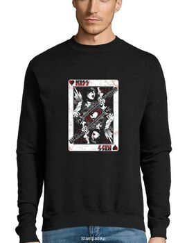 Μπλούζα Φούτερ με στάμπα Kiss Gene Simmons The Demon