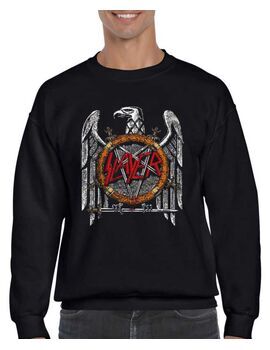 Μπλούζα Φούτερ με στάμπα  Slayer Silver Eagle